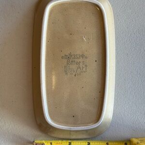 Mikasa Sand-Toned Ceramic Tray